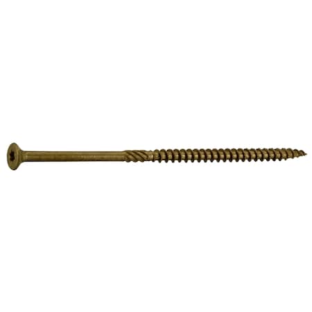 Saberdrive Deck Screw, #12 x 5 in, Steel, Flat Head, Torx Drive, 148 PK 52611
